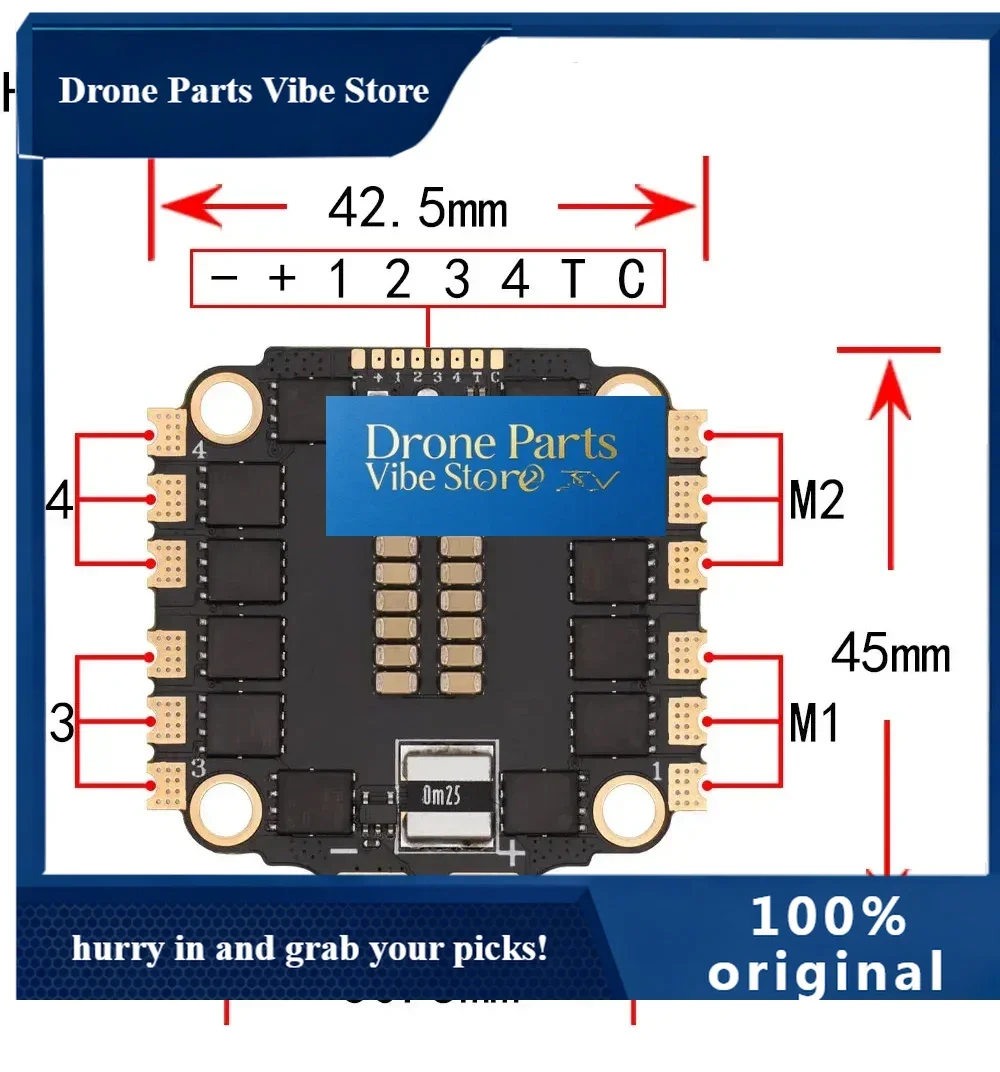 Drone Parts HAKRC F722 V2 60A Stack F722 Flight Control BLHeli-32 60A ESC MPU6500 IMU For FPV DIY Parts
Drone Parts HAKRC F722 V2 60A Stack F722 Flight Control BLHeli-32 60A ESC MPU6500 IMU For FPV DIY Parts