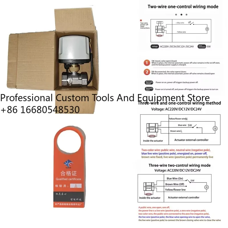 I4aThe Motor Has a Waterproof Effect of Water Valve Large Torque 8N.M Normally Closed 1/2in Electric Ball Valve
I4aThe Motor Has a Waterproof Effect of Water Valve Large Torque 8N.M Normally Closed 1/2in Electric Ball Valve