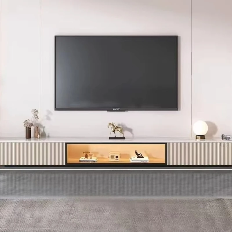 Modern living room luxury solid wood rock flat screen TV cabinet with lighting and drawers
Modern living room luxury solid wood rock flat screen TV cabinet with lighting and drawers