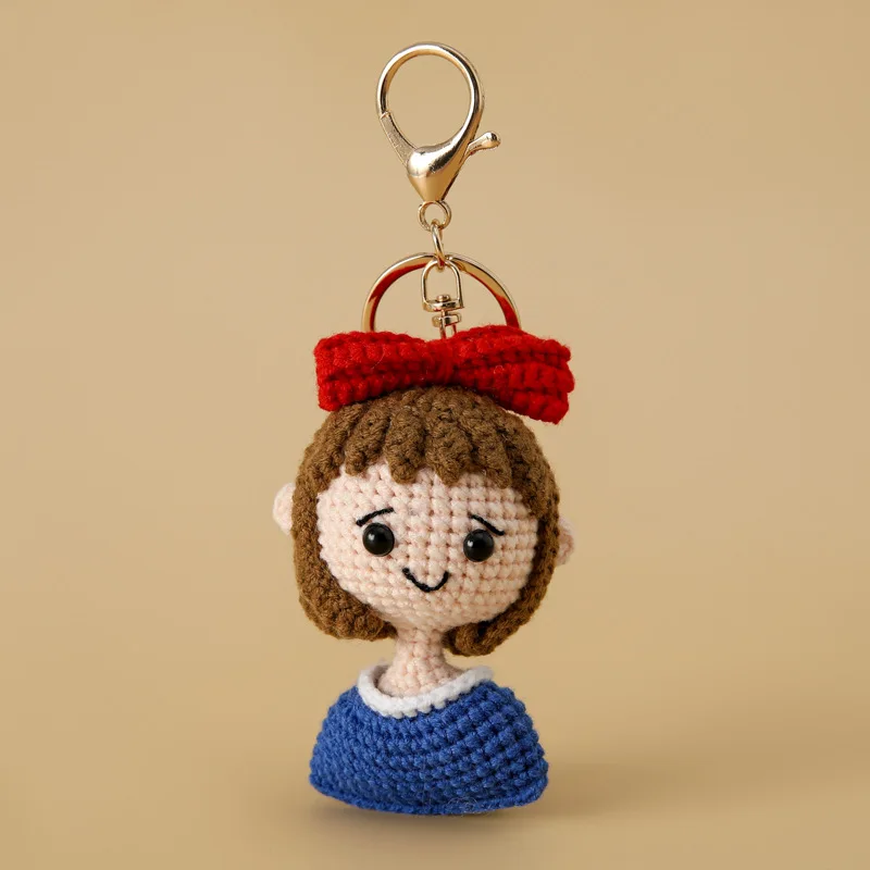 9cm Finished Handmade Crochet Graduation Doll Key Chain, Knitted Classmate Doll Pendant, Crochet Cute Doll for University Gift
9cm Finished Handmade Crochet Graduation Doll Key Chain, Knitted Classmate Doll Pendant, Crochet Cute Doll for University Gift