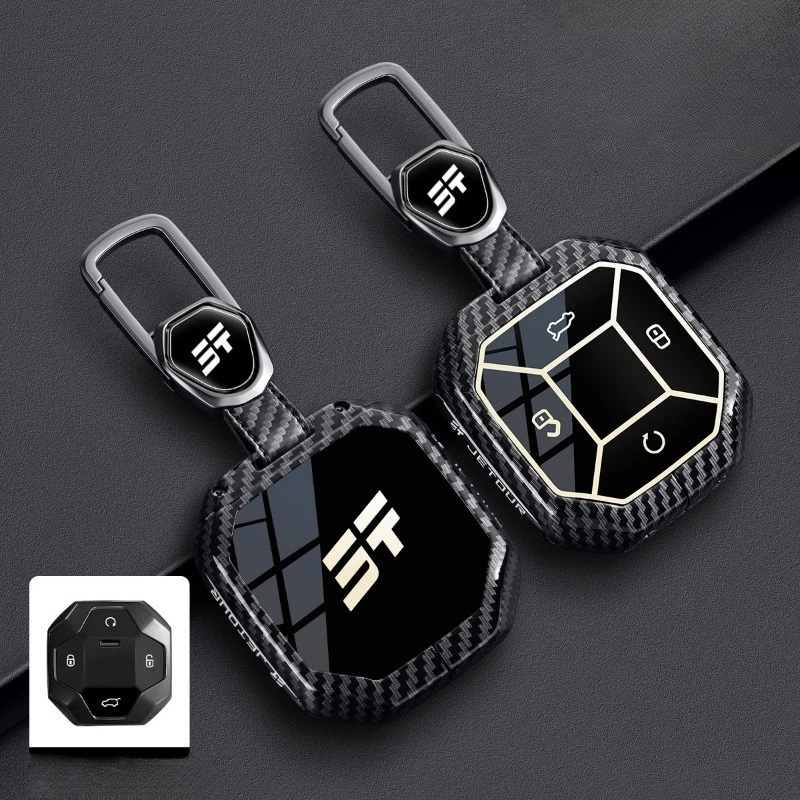 Premium Zinc Alloy Key Cover Case for Jetour Traveller T2/Shanhai T1 (2026) - Protective Key Fob Shell Keybag Keychain
Premium Zinc Alloy Key Cover Case for Jetour Traveller T2/Shanhai T1 (2026) - Protective Key Fob Shell Keybag Keychain