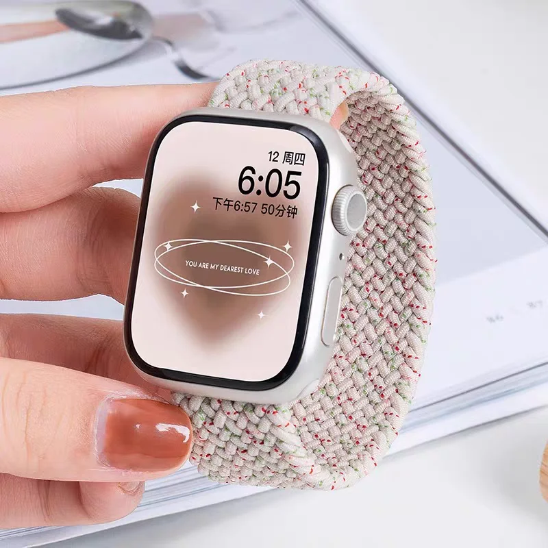 Ремешок для Apple watch Series 10 46 мм 42 мм 9 7 8 5 SE 6 44 мм 45 мм 40 мм 38 41 мм Ultra2 49 мм браслет correa Плетеный ремешок Solo Loop
Ремешок для Apple watch Series 10 46 мм 42 мм 9 7 8 5 SE 6 44 мм 45 мм 40 мм 38 41 мм Ultra2 49 мм браслет correa Плетеный ремешок Solo Loop