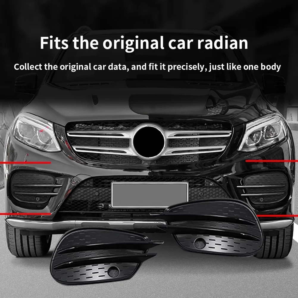 1Pair Front Bumper Fog Lamp Air Knife Trim Cover For Mercedes Benz GLE GLS W166 X166 2015-2019 Chrome Splitter Grille A Parts 
1Pair Front Bumper Fog Lamp Air Knife Trim Cover For Mercedes Benz GLE GLS W166 X166 2015-2019 Chrome Splitter Grille A Parts