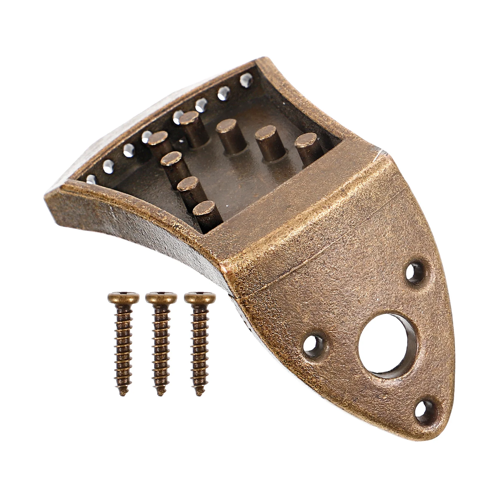 1 set Mandolin Tailpiece Replacement Metal 8-String Mandolin Accessory Enhanced Intonation Sustain Durable Design
1 set Mandolin Tailpiece Replacement Metal 8-String Mandolin Accessory Enhanced Intonation Sustain Durable Design