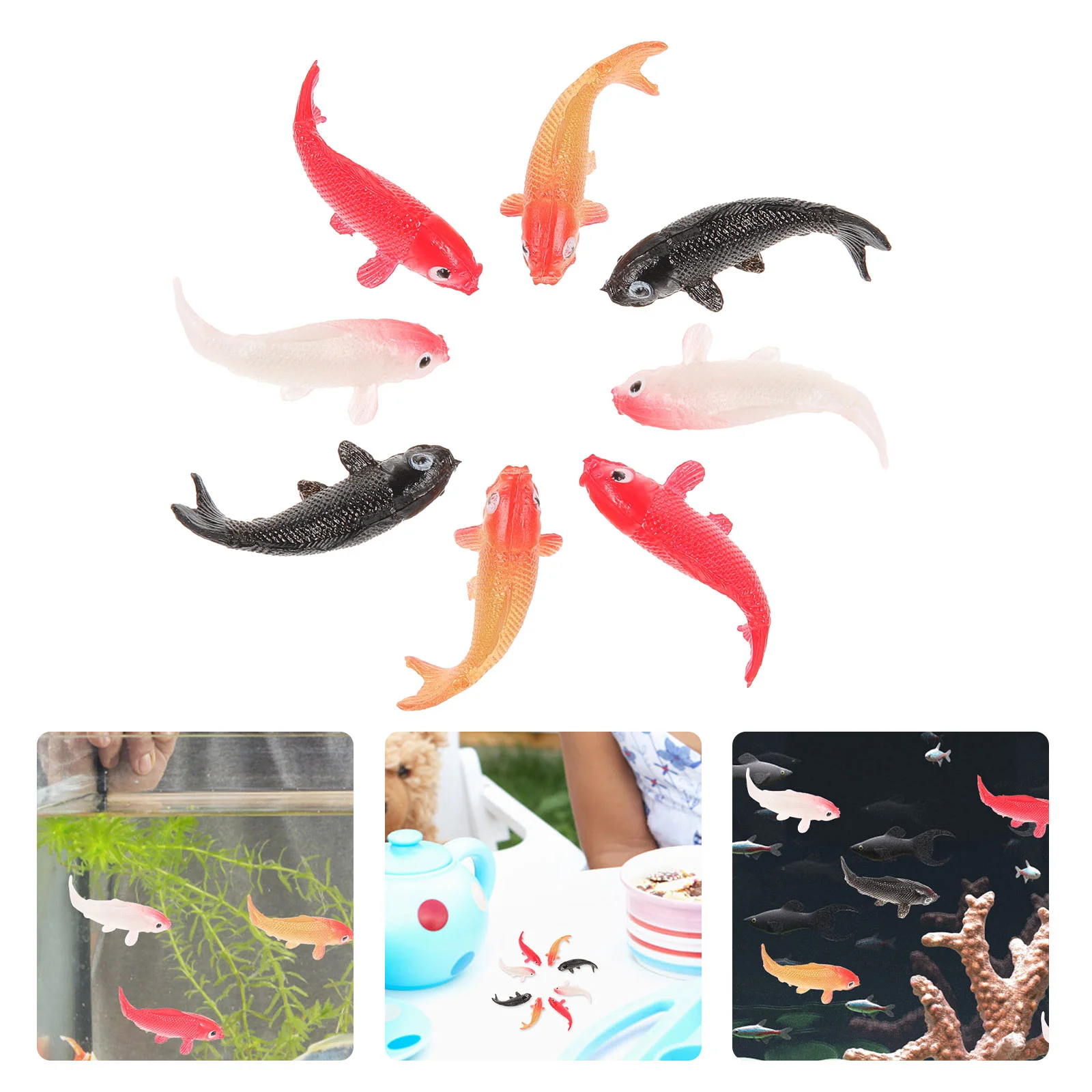10 Pcs House Model Kids Dollhouse Toys Mini Fish Ornaments Infant Fake Carp Stuffed Animal Miniatures Artificial
10 Pcs House Model Kids Dollhouse Toys Mini Fish Ornaments Infant Fake Carp Stuffed Animal Miniatures Artificial