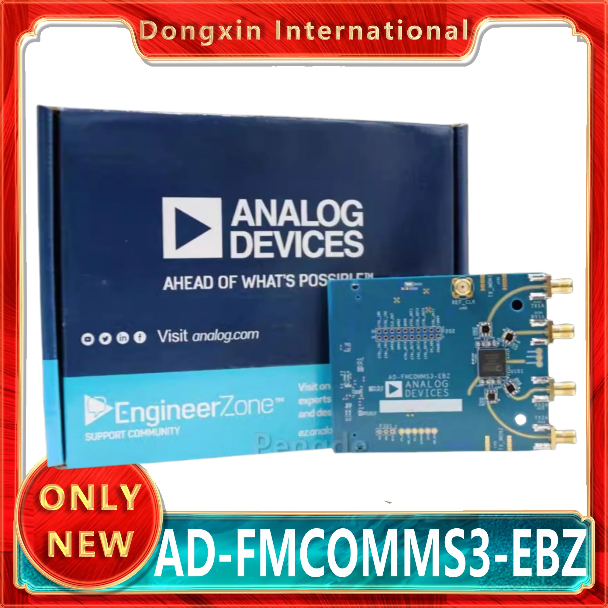 AD-FMCOMMS3-EBZ AD9361 Программно определяемая радиостанция SDR FMC ADI RF Плата субмодуля
AD-FMCOMMS3-EBZ AD9361 Программно определяемая радиостанция SDR FMC ADI RF Плата субмодуля