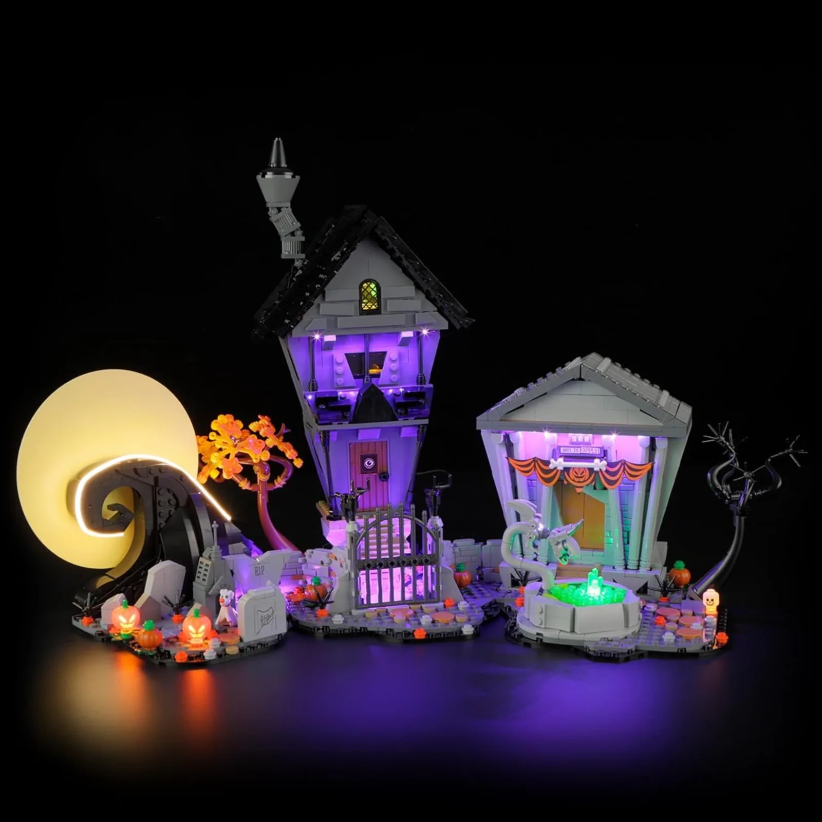Light Kit for Tim Burton's The Nightmare Before Christmas - Innovative LED Lighting Compatible with Lego Ideas 21351
Light Kit for Tim Burton's The Nightmare Before Christmas - Innovative LED Lighting Compatible with Lego Ideas 21351