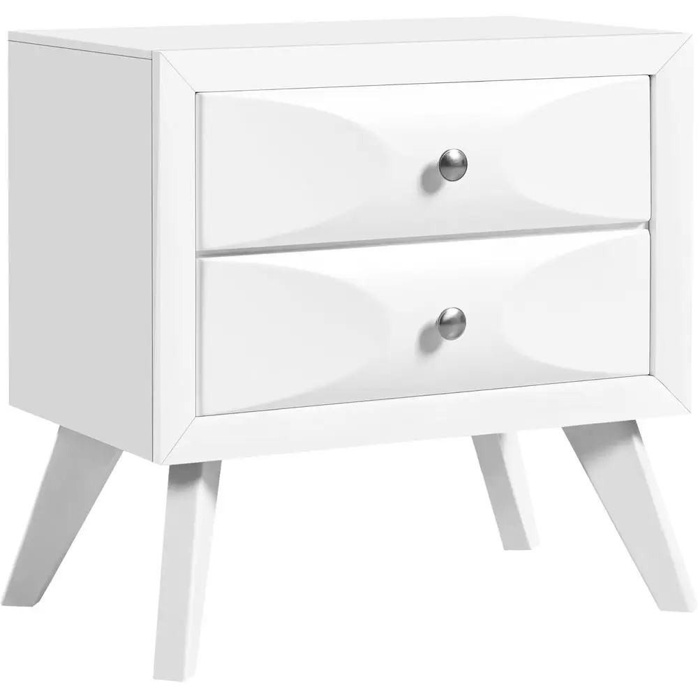 Large 2-Drawer Nightstand with Solid Wood Legs, Modern Bedroom Side Table, White, 24.5L×15W×23.5H nightstands for bedroom
Large 2-Drawer Nightstand with Solid Wood Legs, Modern Bedroom Side Table, White, 24.5L×15W×23.5H nightstands for bedroom