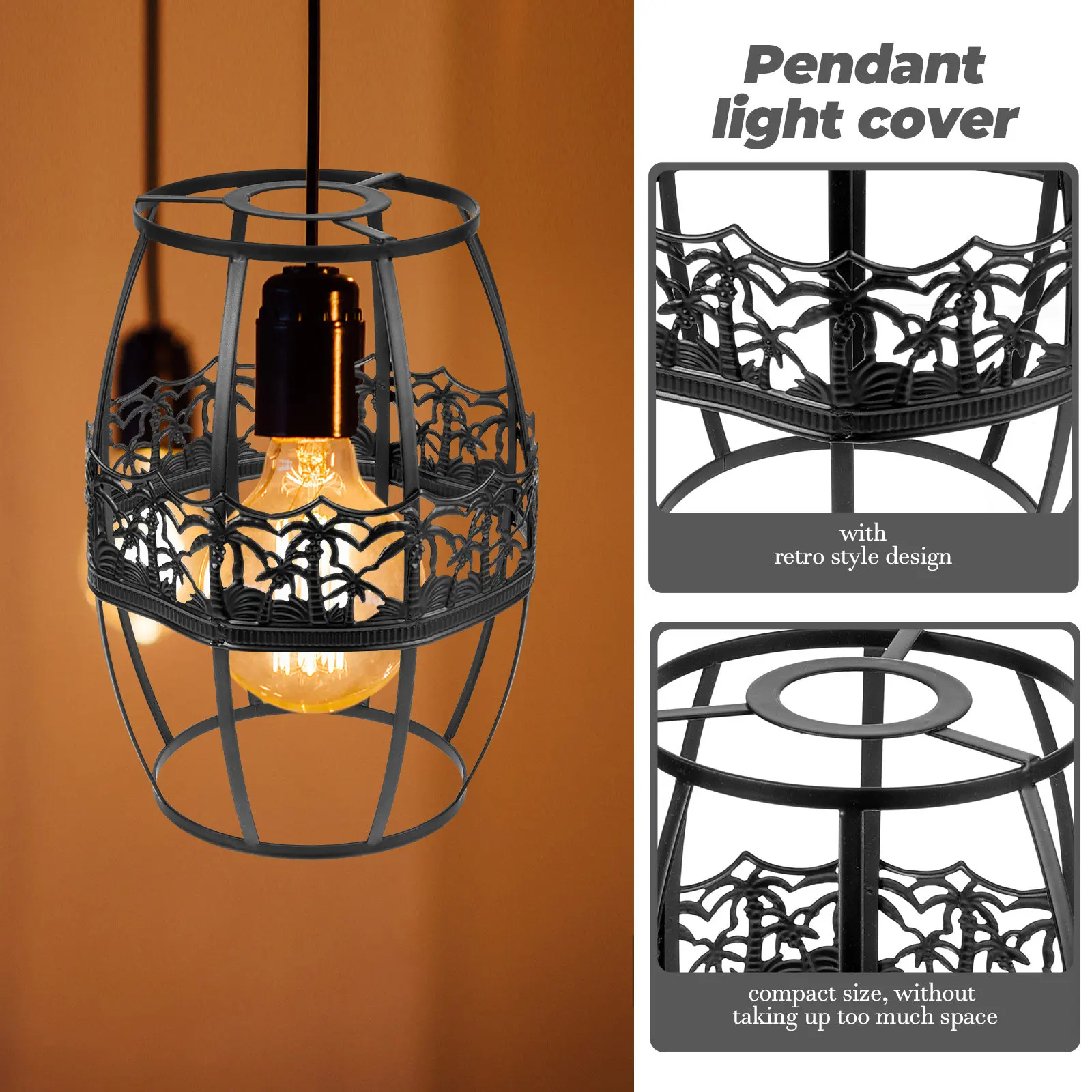 Vintage Hanging Lamp Shade Metal Mesh Lampshade Hollow Out Pendant Light Cover Decorative Ceiling Light Shade for Home Kitchen
Vintage Hanging Lamp Shade Metal Mesh Lampshade Hollow Out Pendant Light Cover Decorative Ceiling Light Shade for Home Kitchen