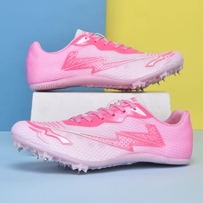 2025 New Fashion Pink Spike Sneakers Women's Outdoor Professional Athletic Spike Running Shoes Men's Sneakers
2025 New Fashion Pink Spike Sneakers Women's Outdoor Professional Athletic Spike Running Shoes Men's Sneakers