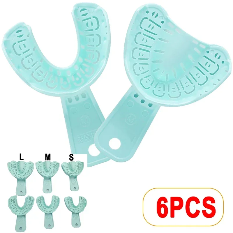6Pcs Dental Implant Tray Green Full Mouth Removable Partial Mold Tray Disposable Impression Plastic Tray S/m/l
6Pcs Dental Implant Tray Green Full Mouth Removable Partial Mold Tray Disposable Impression Plastic Tray S/m/l