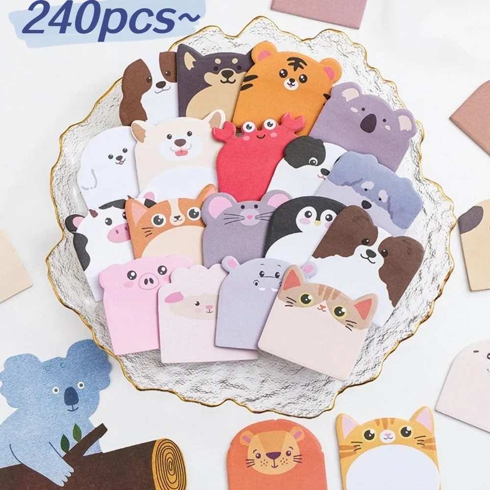 240cps Notebook Planner Cartoon Sticky Notes Dog Cat Self-Adhesive Memo Pad Writing Pads Sticker Notepad School Supplies
240cps Notebook Planner Cartoon Sticky Notes Dog Cat Self-Adhesive Memo Pad Writing Pads Sticker Notepad School Supplies