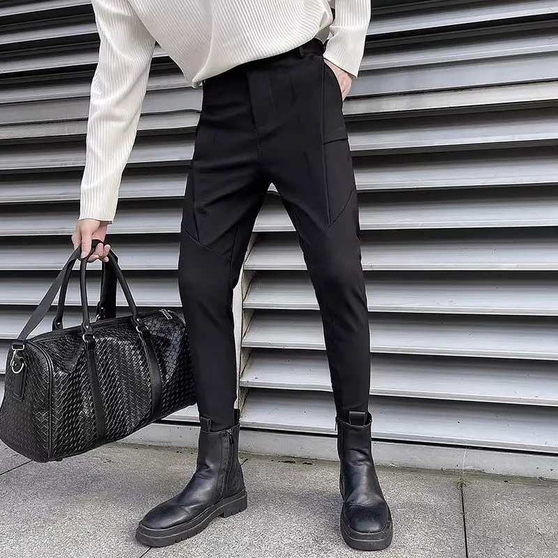 Men's Solid Pants Men Casual Korean Slim Harem Pants Wild Vintage Loose Fashion Youth Cargo Trousers Spring Men's Clothing A26
Men's Solid Pants Men Casual Korean Slim Harem Pants Wild Vintage Loose Fashion Youth Cargo Trousers Spring Men's Clothing A26