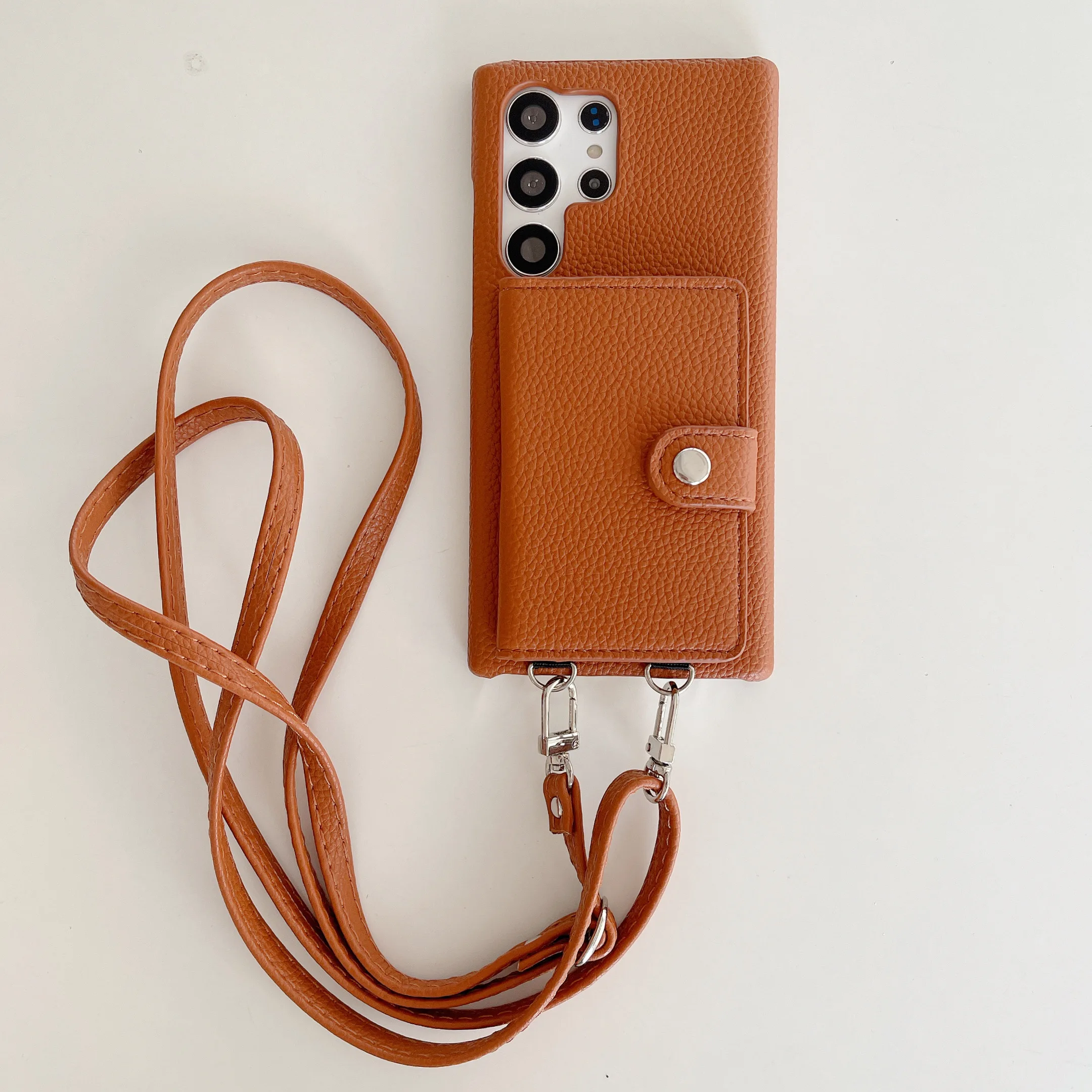 Fashion Litchi Leather Neck Shoulder Strap Phone Case For Samsung S23 Ultra S20 S21 S22 Note 8 9 10 20 Crossbody Wallet Cover
Fashion Litchi Leather Neck Shoulder Strap Phone Case For Samsung S23 Ultra S20 S21 S22 Note 8 9 10 20 Crossbody Wallet Cover