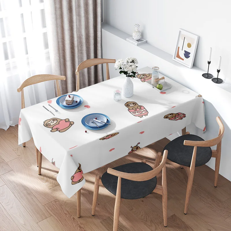 Adorable Cartoon Print Tablecloth for Home Decoration High-Quality Material Easy Washable Fabric Various Sizes Available
Adorable Cartoon Print Tablecloth for Home Decoration High-Quality Material Easy Washable Fabric Various Sizes Available