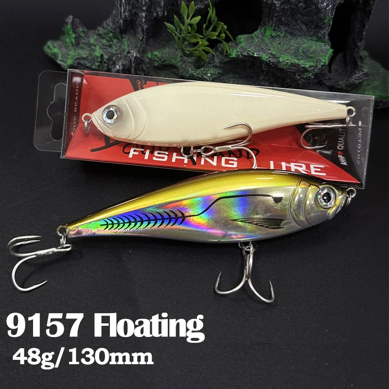 Sea Fishing Pencil Lure 48g 13cm Casting Floating Inshore Stickbait Saltwater Trout Seabass Artificial Hard Bait Wobblers Tackle
Sea Fishing Pencil Lure 48g 13cm Casting Floating Inshore Stickbait Saltwater Trout Seabass Artificial Hard Bait Wobblers Tackle