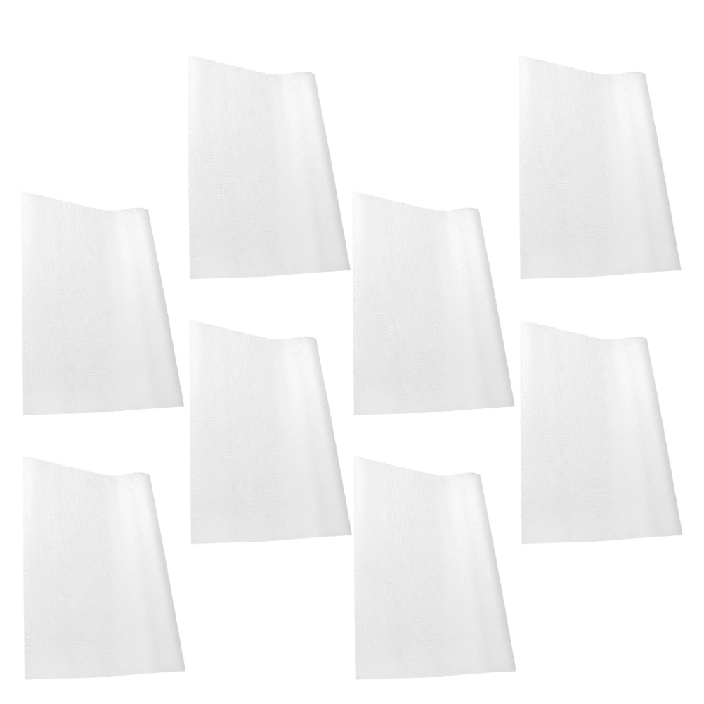 8Pcs Transparent Non Slip Waterproof Refrigerator Shelf Liners Cabinet Drawer Mats Moisture Resistant Kitchen Shelf Protectors
8Pcs Transparent Non Slip Waterproof Refrigerator Shelf Liners Cabinet Drawer Mats Moisture Resistant Kitchen Shelf Protectors
