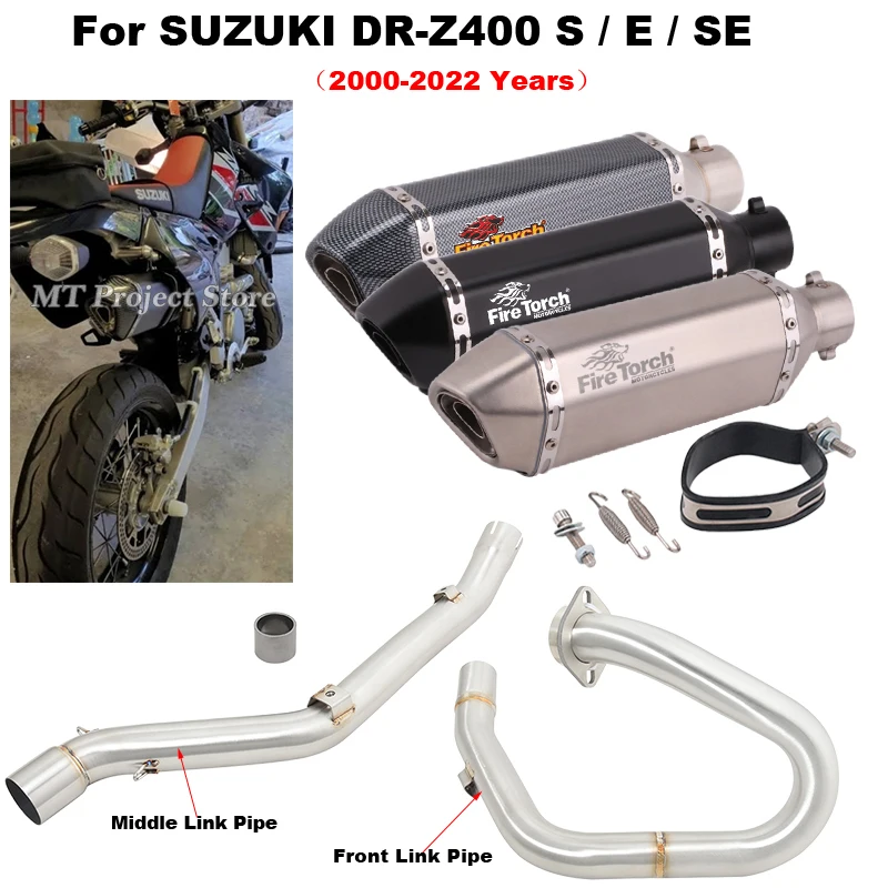 Full Motorcycle Exhaust System Modifide Front Midddle Link Pipe For SUZUKI DR-Z400 DRZ400 DRZ DR Z400 Z 400 S SM E 2000 - 2022
Full Motorcycle Exhaust System Modifide Front Midddle Link Pipe For SUZUKI DR-Z400 DRZ400 DRZ DR Z400 Z 400 S SM E 2000 - 2022