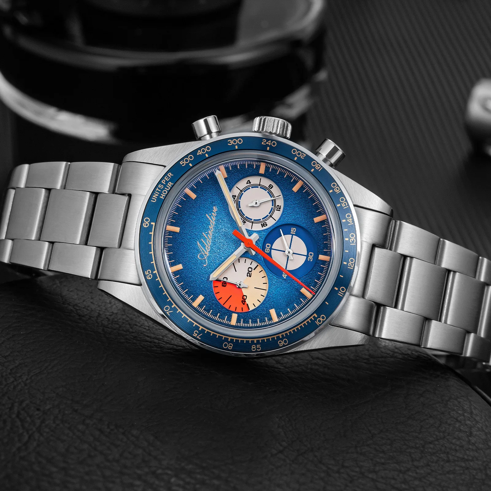 ADDIESDIVE Luxury Chronograph Watch 10Bar Waterproof Japan 0S20 Bubble Mirror Glass Super Luminous AD2551 Men's Quartz Watches
ADDIESDIVE Luxury Chronograph Watch 10Bar Waterproof Japan 0S20 Bubble Mirror Glass Super Luminous AD2551 Men's Quartz Watches