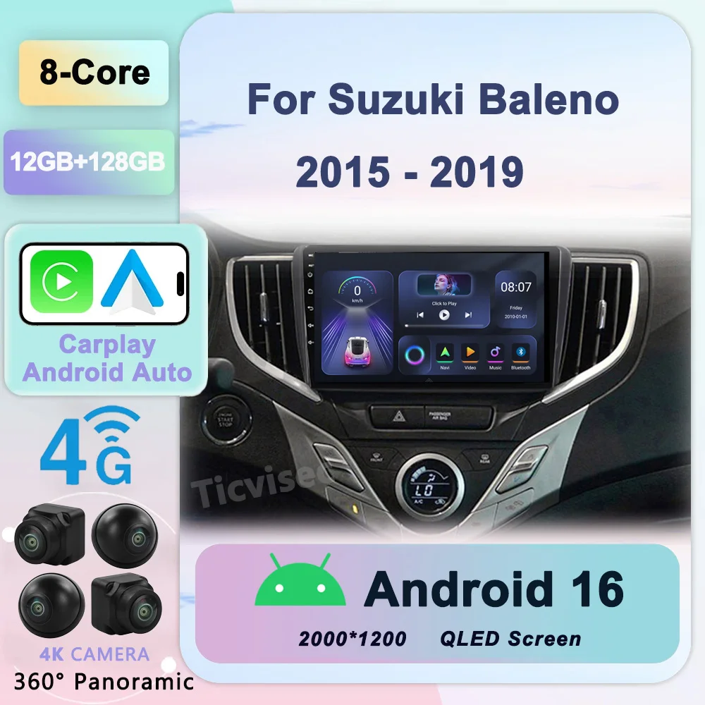 Android 16 Car radio For Suzuki Baleno 2016 2017 2018 2019 Android 13 Car Multimedia Radio Video Player GPS navigation No 2din
Android 16 Car radio For Suzuki Baleno 2016 2017 2018 2019 Android 13 Car Multimedia Radio Video Player GPS navigation No 2din