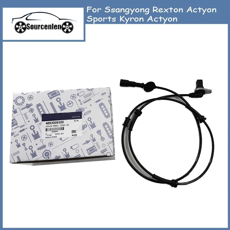 Brand New Rear Wheel Speed Sensor For Ssangyong Rexton Actyon Sports Kyron Actyon 4893009300 48930-09300
Brand New Rear Wheel Speed Sensor For Ssangyong Rexton Actyon Sports Kyron Actyon 4893009300 48930-09300
