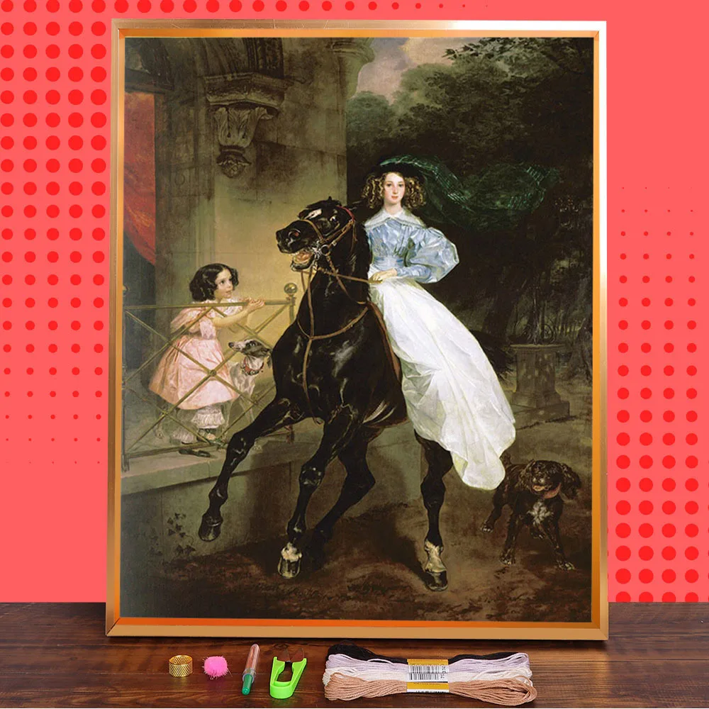 World Famous Paintings Character Printed 11CT Cross Stitch DIY Embroidery Full Kit DMC Threads Needlework Craft Needle
World Famous Paintings Character Printed 11CT Cross Stitch DIY Embroidery Full Kit DMC Threads Needlework Craft Needle
