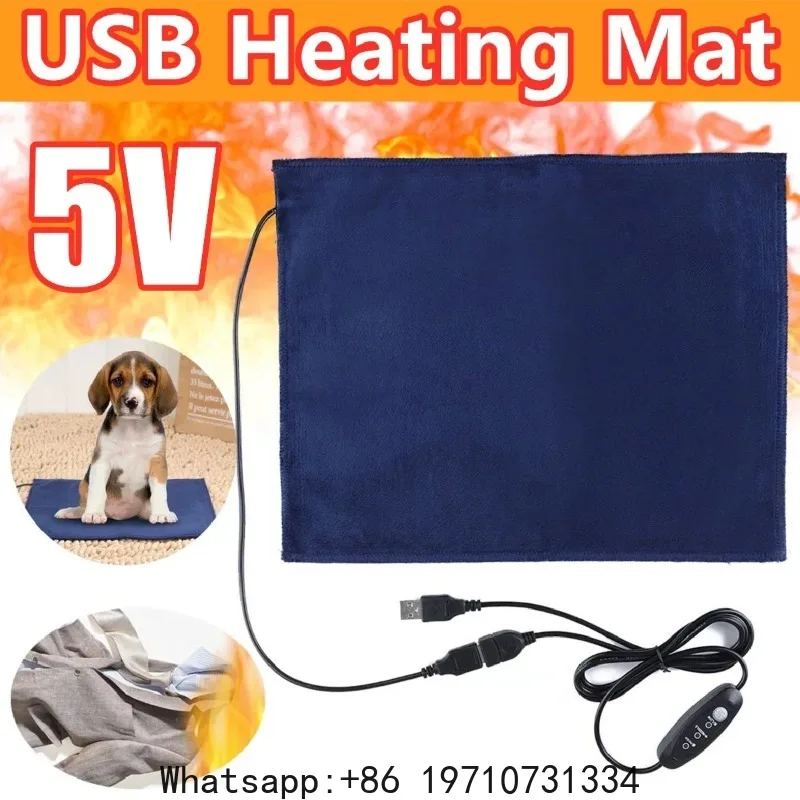 3 Temperatures Carbon Fiber Cat Dog Mat Heating Mat Pet Bed Pad 5V USB Electric Clothes Sheet Winter Plush Pads Warmer
3 Temperatures Carbon Fiber Cat Dog Mat Heating Mat Pet Bed Pad 5V USB Electric Clothes Sheet Winter Plush Pads Warmer