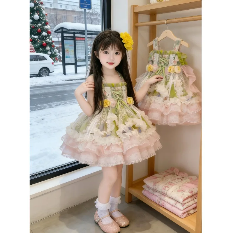 Ins Handmade New Flower Girls Wedding Party Dress Flower Girls Sweet Princess Costume Kids Fancy Boutique Clothes
Ins Handmade New Flower Girls Wedding Party Dress Flower Girls Sweet Princess Costume Kids Fancy Boutique Clothes