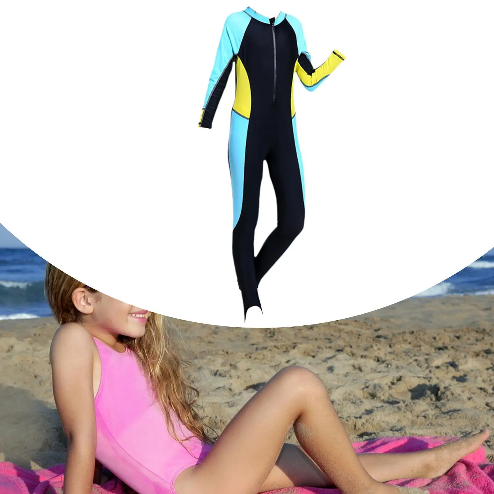 Kids Wetsuit for Boys Girls Swimwear Quick Drying Front Zipper Swimsuit Bathing Suit for Lessons Surfing Water Sports
Kids Wetsuit for Boys Girls Swimwear Quick Drying Front Zipper Swimsuit Bathing Suit for Lessons Surfing Water Sports