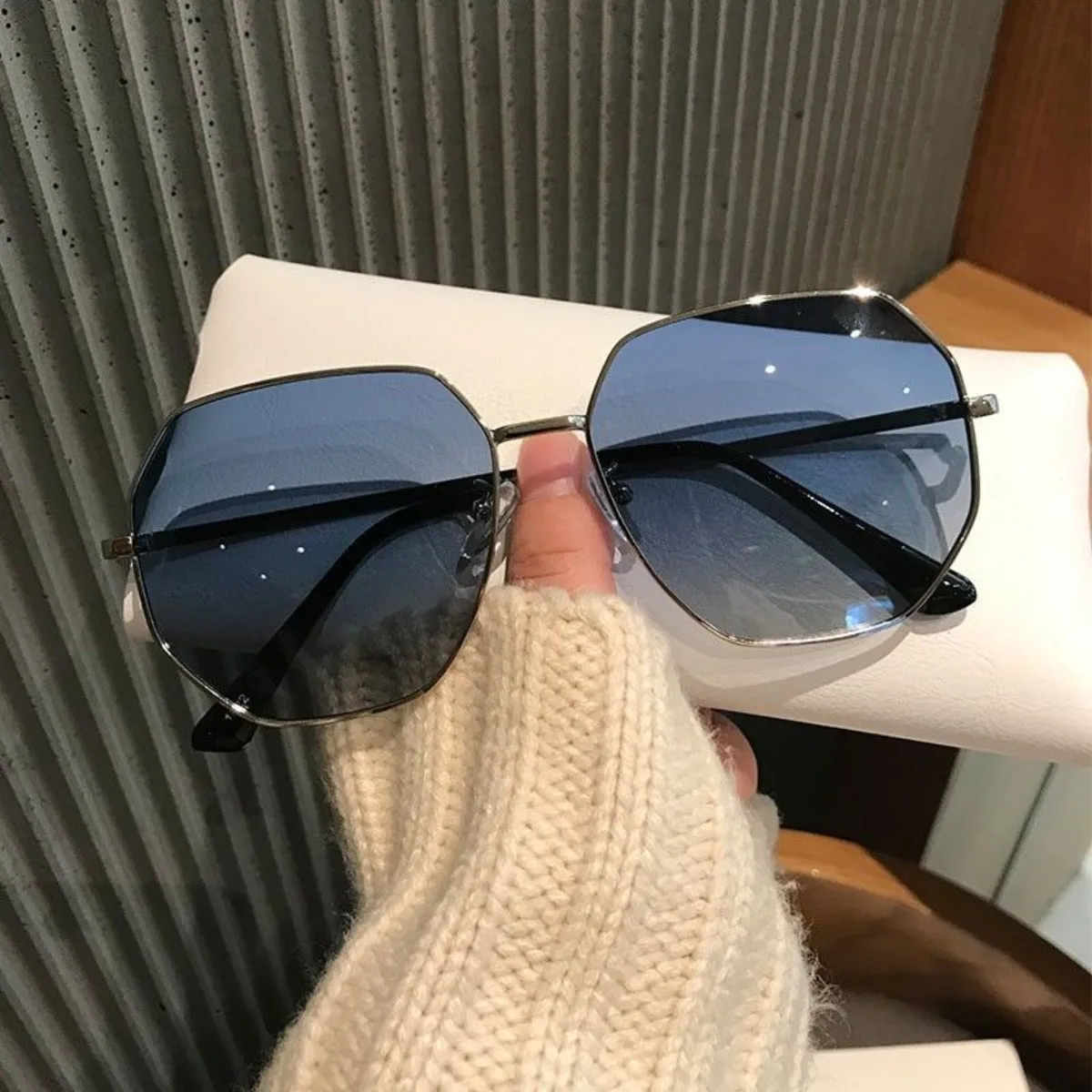 Oversized Hexagon Sunglasses UV Protection Fashion Trendy Shades for Women Men
Oversized Hexagon Sunglasses UV Protection Fashion Trendy Shades for Women Men