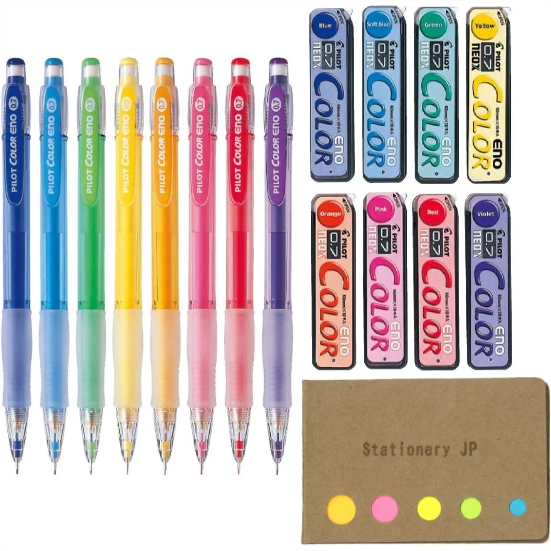 Mechanical Pencil 0.7mm 8 Colors Refillable Smooth Writing Lightweight for School Office
Mechanical Pencil 0.7mm 8 Colors Refillable Smooth Writing Lightweight for School Office