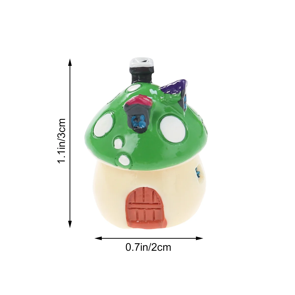 Mushroom House Ornaments Miniature Garden Decorations Eco-friendly Resin Figurines Landscape Accessories Fairy Garden Props
Mushroom House Ornaments Miniature Garden Decorations Eco-friendly Resin Figurines Landscape Accessories Fairy Garden Props