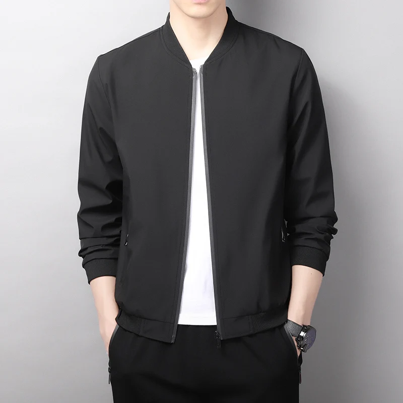 Casual Luxury Men's Solid Color Jacket Spring Autumn V-neck Baseball Jacket for Men Zipper Up Jacket Man Outerwear Tops 5XL
Casual Luxury Men's Solid Color Jacket Spring Autumn V-neck Baseball Jacket for Men Zipper Up Jacket Man Outerwear Tops 5XL