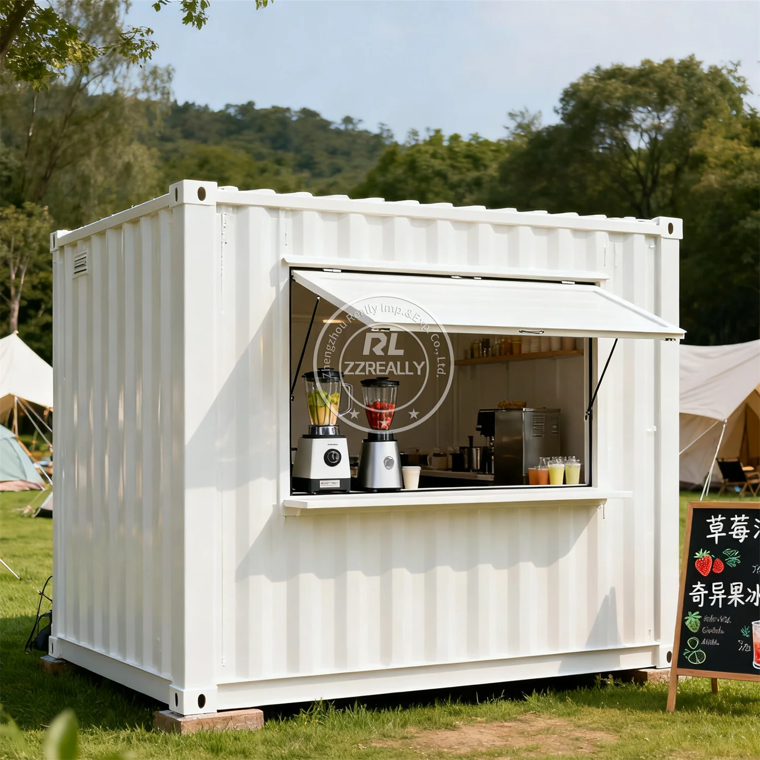 Prefabricated Cafe Container 20FT Portable Shipping Container Bar Cafe Coffee Shop Prefab Beach Bar with Fully Equipped Kitchen
Prefabricated Cafe Container 20FT Portable Shipping Container Bar Cafe Coffee Shop Prefab Beach Bar with Fully Equipped Kitchen