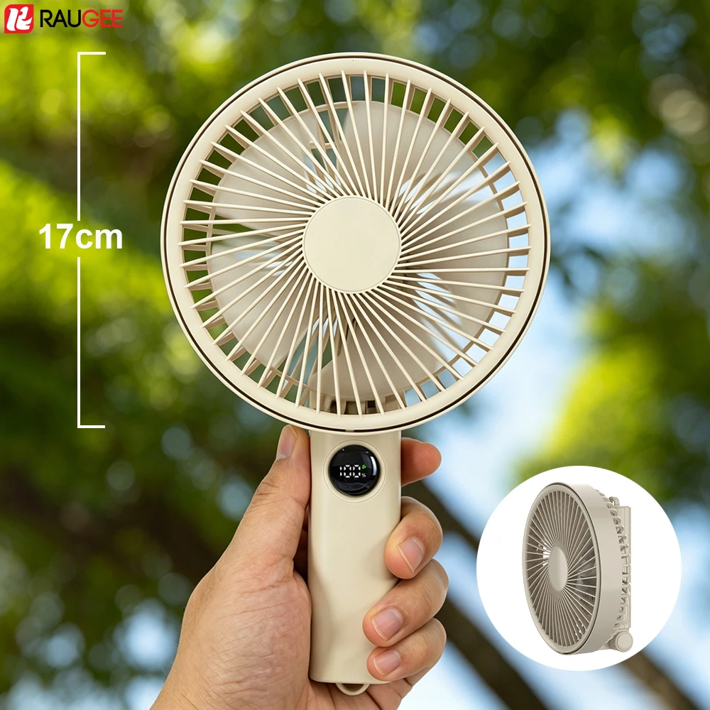 Portable Handheld Fan Foldable Hand Fan 3600mAh USB Rechargeable 180° Folding Desk Fan Personal Cooling Fan with Digital Display
Portable Handheld Fan Foldable Hand Fan 3600mAh USB Rechargeable 180° Folding Desk Fan Personal Cooling Fan with Digital Display