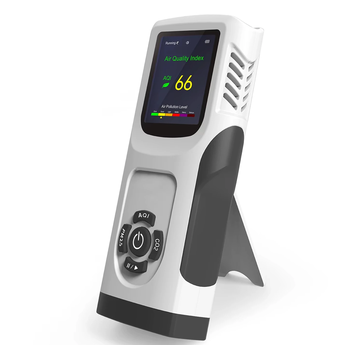 Handheld Air Quality Detector New Version PM2.5 Monitor PM2.5+ HCHO+TVOC+ AQI+PM1.0+PM10 +TEMP Air Gas Analyzer for AQI Index
Handheld Air Quality Detector New Version PM2.5 Monitor PM2.5+ HCHO+TVOC+ AQI+PM1.0+PM10 +TEMP Air Gas Analyzer for AQI Index