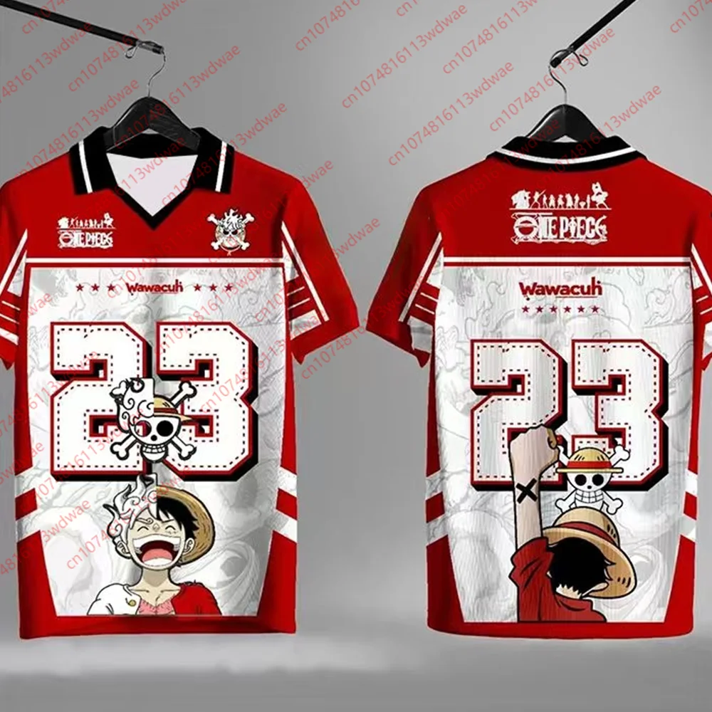 Футболка-поло One Piece Japan Soccer Jersey для мужчин, спортивная футболка с аниме-принтом, 5 Gear Luffy, японская футбольная форма, аниме-джерси для мужчин
Футболка-поло One Piece Japan Soccer Jersey для мужчин, спортивная футболка с аниме-принтом, 5 Gear Luffy, японская футбольная форма, аниме-джерси для мужчин