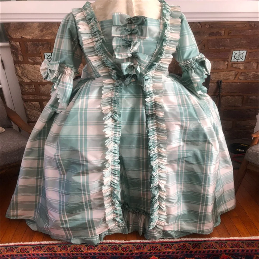 Robe A La Francaise 18Century Rococo Marie Antoinette Baroque Colonial Dress Georgian Court Noble Ball Gown
Robe A La Francaise 18Century Rococo Marie Antoinette Baroque Colonial Dress Georgian Court Noble Ball Gown