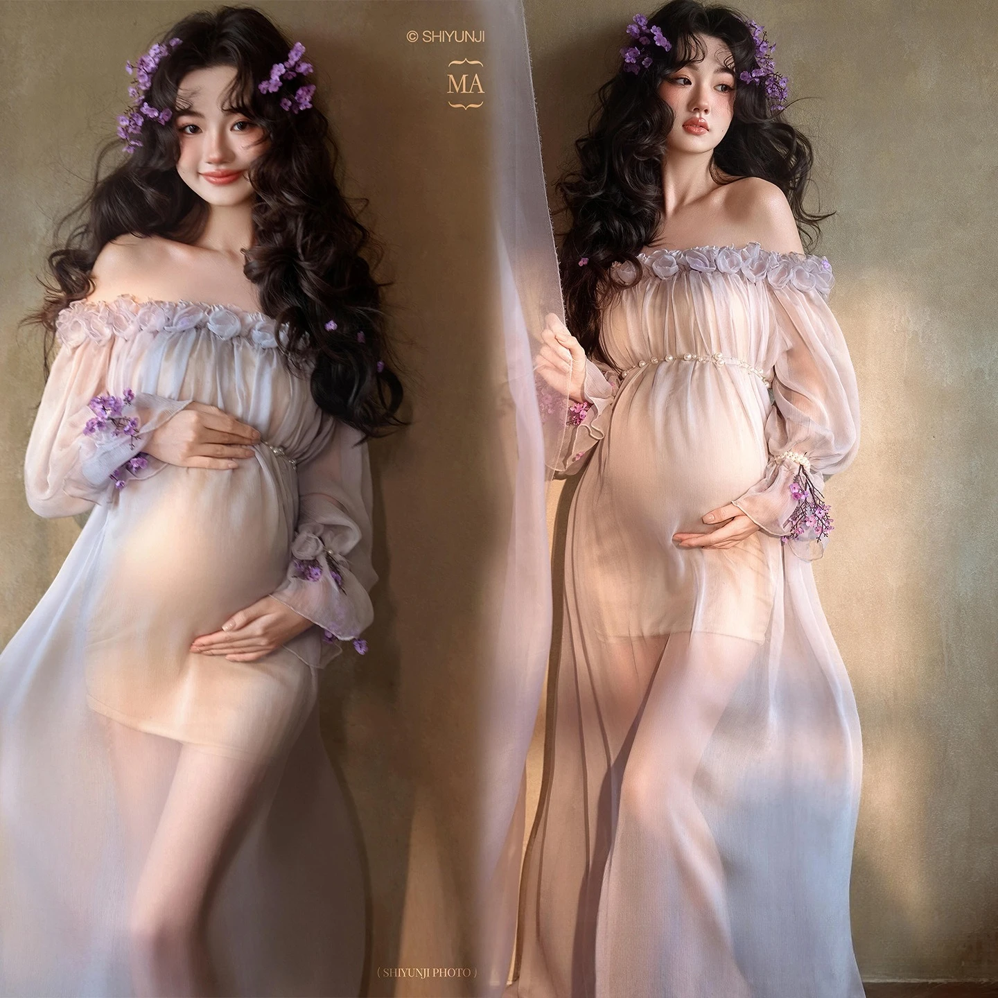 Женское платье для беременных для фотосессии, ретро, элегантное, с открытыми плечами, прозрачное, для фотосъемки в студии, одежда для беременных
Женское платье для беременных для фотосессии, ретро, элегантное, с открытыми плечами, прозрачное, для фотосъемки в студии, одежда для беременных