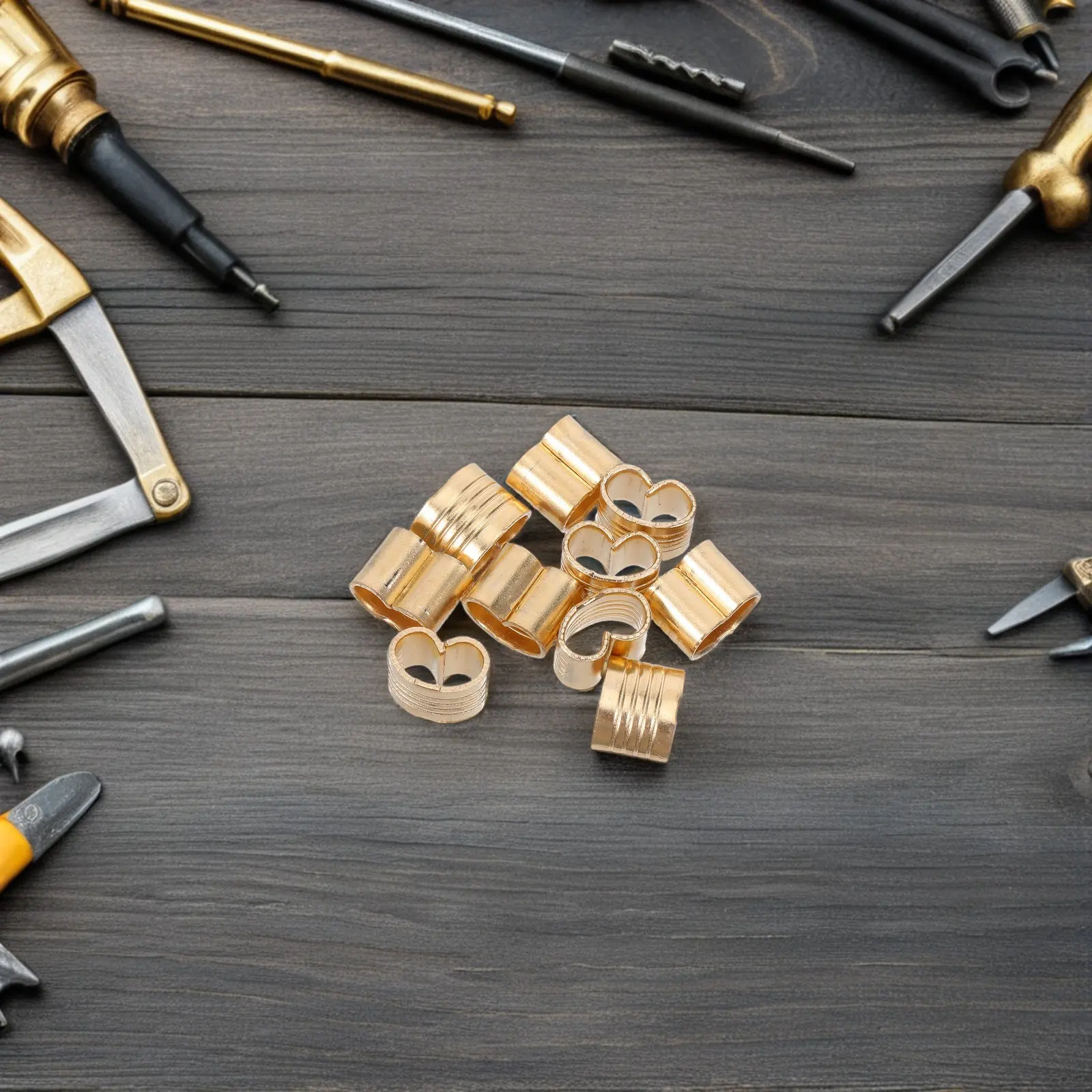 10Pcs Timing Belt Clamp Copper Terminal Buckle for 6Mm 3D Printer Belt Crimp Ends Splice Clamp Fastening Clip Wire Cable
10Pcs Timing Belt Clamp Copper Terminal Buckle for 6Mm 3D Printer Belt Crimp Ends Splice Clamp Fastening Clip Wire Cable