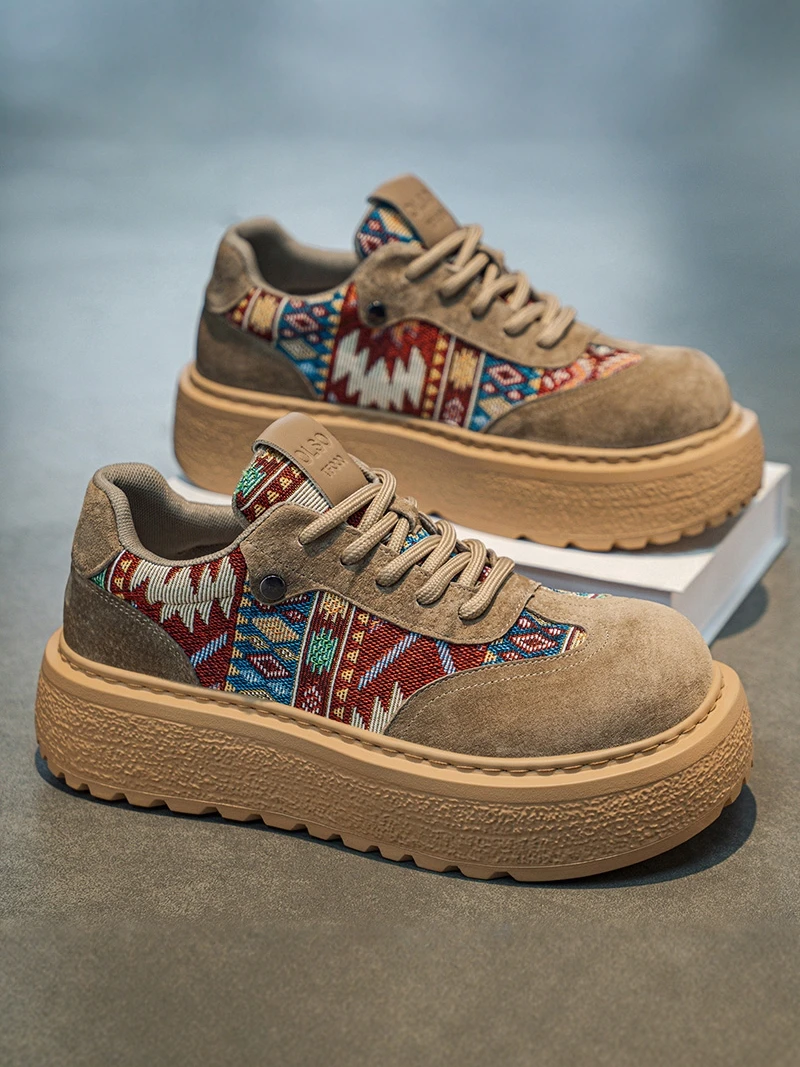 Men's Casual Thick Bottom Large Head Shoes Vintage Retro Versatile Design Spring Summer New Arrival Youth Fashion Sneakers
Men's Casual Thick Bottom Large Head Shoes Vintage Retro Versatile Design Spring Summer New Arrival Youth Fashion Sneakers