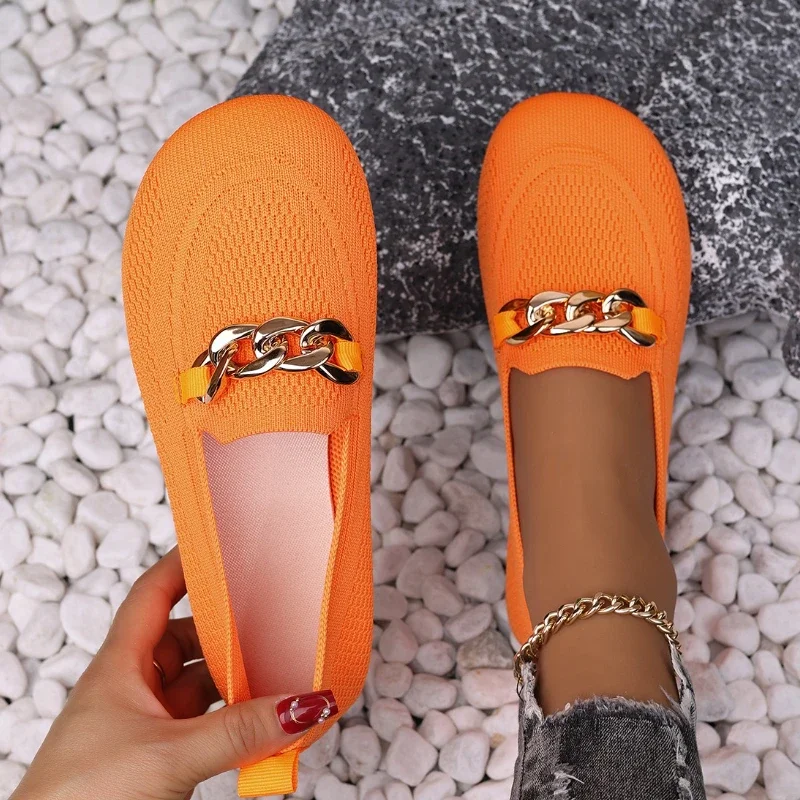 2025 New Women Flats Spring Large Size Flat Loafers Shoes Women Knitting Slip-on Round Head Breathable Fashion Shoes for Women
2025 New Women Flats Spring Large Size Flat Loafers Shoes Women Knitting Slip-on Round Head Breathable Fashion Shoes for Women