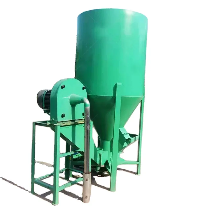 Poultry Farms Grain Grinder Automatic Corn Soy Straw Grass Farm feed processing machines Feed Crushing Processing Mixing Machine
Poultry Farms Grain Grinder Automatic Corn Soy Straw Grass Farm feed processing machines Feed Crushing Processing Mixing Machine
