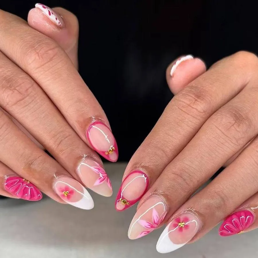 24 pieces of wearable nail pads 3D three-dimensional flower white French polka dot rose red wearable fake nail patch
24 pieces of wearable nail pads 3D three-dimensional flower white French polka dot rose red wearable fake nail patch