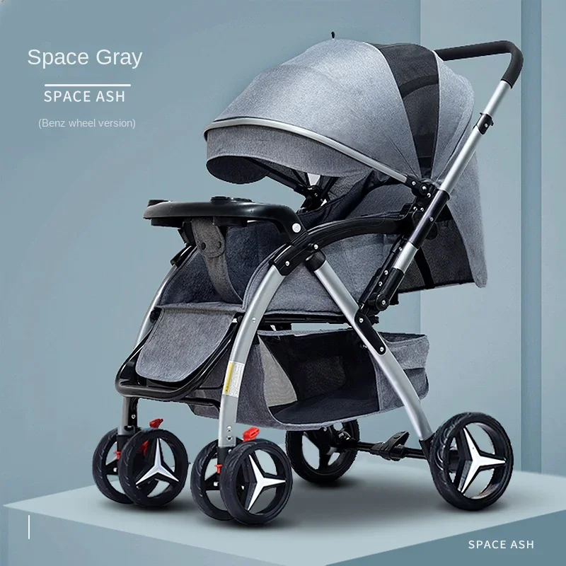 Baby Stroller Lightweight Folding Newborn Stroller High Landscape Two-way Swivel Seat Seat Multifunction Four Wheel Stroller
Baby Stroller Lightweight Folding Newborn Stroller High Landscape Two-way Swivel Seat Seat Multifunction Four Wheel Stroller