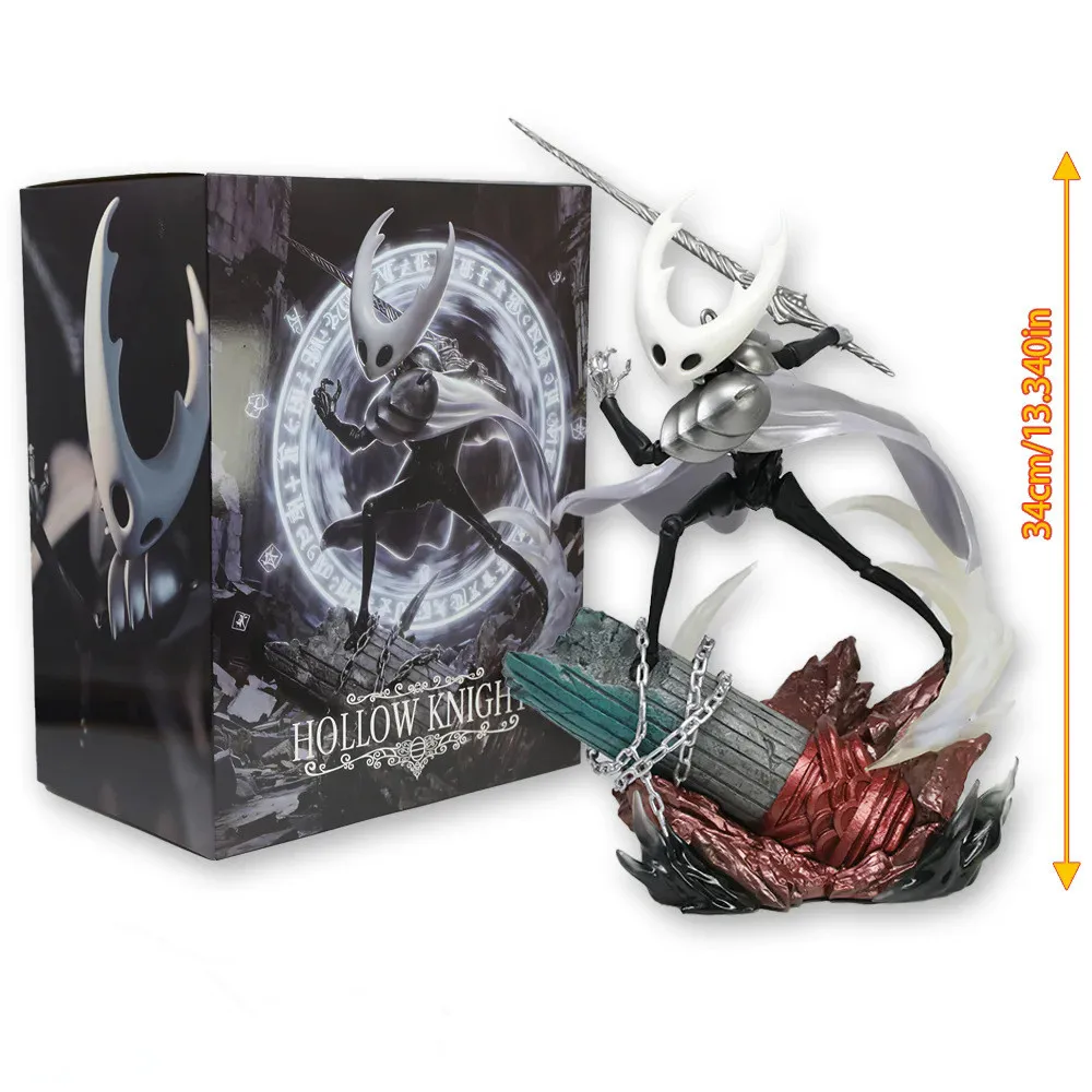 34CM Hollow Knight Pure Vessel King Battle Form Mode KO Action Figure Desktop Ornament Decor Game Collectible Toys Statue Gift
34CM Hollow Knight Pure Vessel King Battle Form Mode KO Action Figure Desktop Ornament Decor Game Collectible Toys Statue Gift