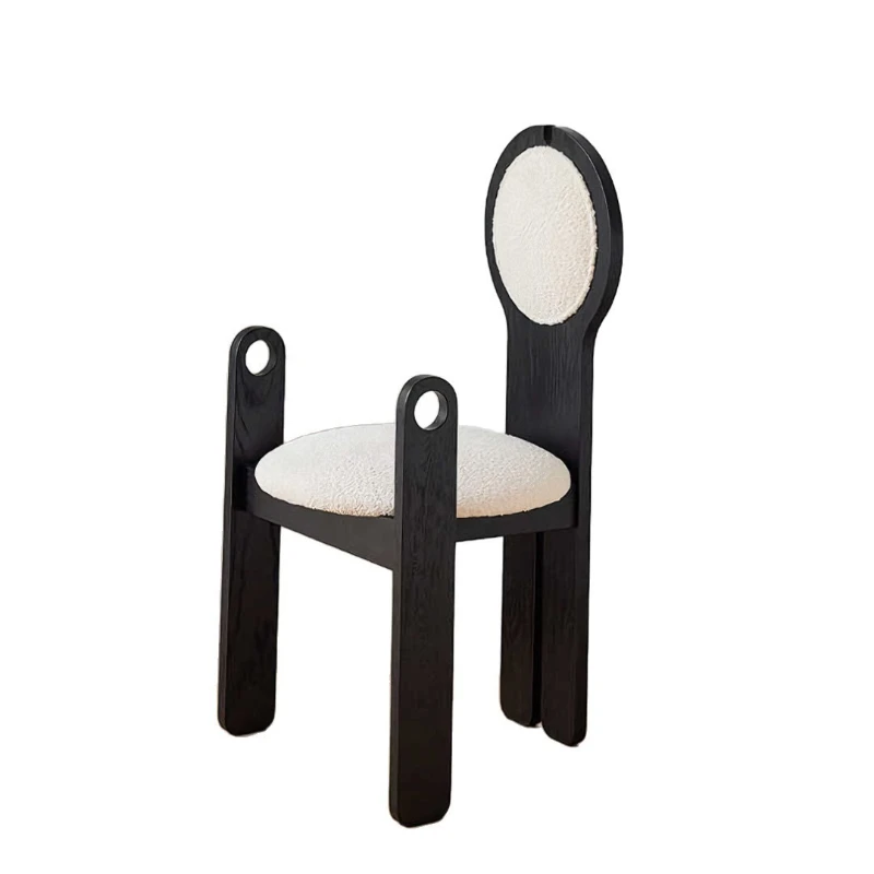 Italian minimalist solid wood dining chair, Nordic wabi style light luxury home restaurant chair, cafe dessert shop armchair
Italian minimalist solid wood dining chair, Nordic wabi style light luxury home restaurant chair, cafe dessert shop armchair