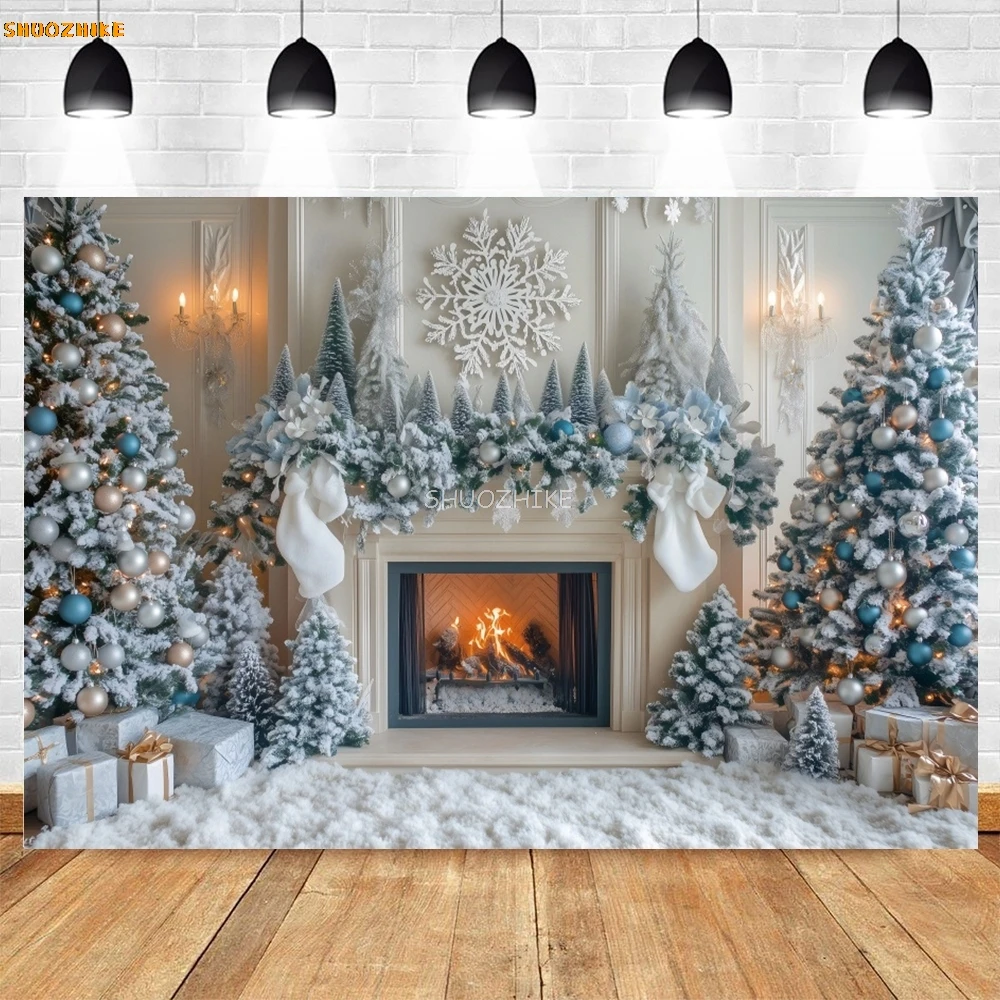 Winter Christmas Indoor Fireplace Photography Background Xmas Tree Kid Family Party Portrait Decor Backdrop Photo Studio Props
Winter Christmas Indoor Fireplace Photography Background Xmas Tree Kid Family Party Portrait Decor Backdrop Photo Studio Props