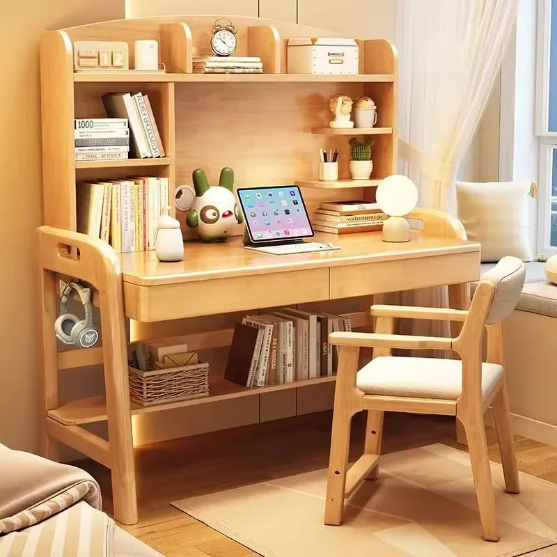 Integrated lifting desk junior high school primary school students bedroom writing table children's home Solid wood bookshelf
Integrated lifting desk junior high school primary school students bedroom writing table children's home Solid wood bookshelf
