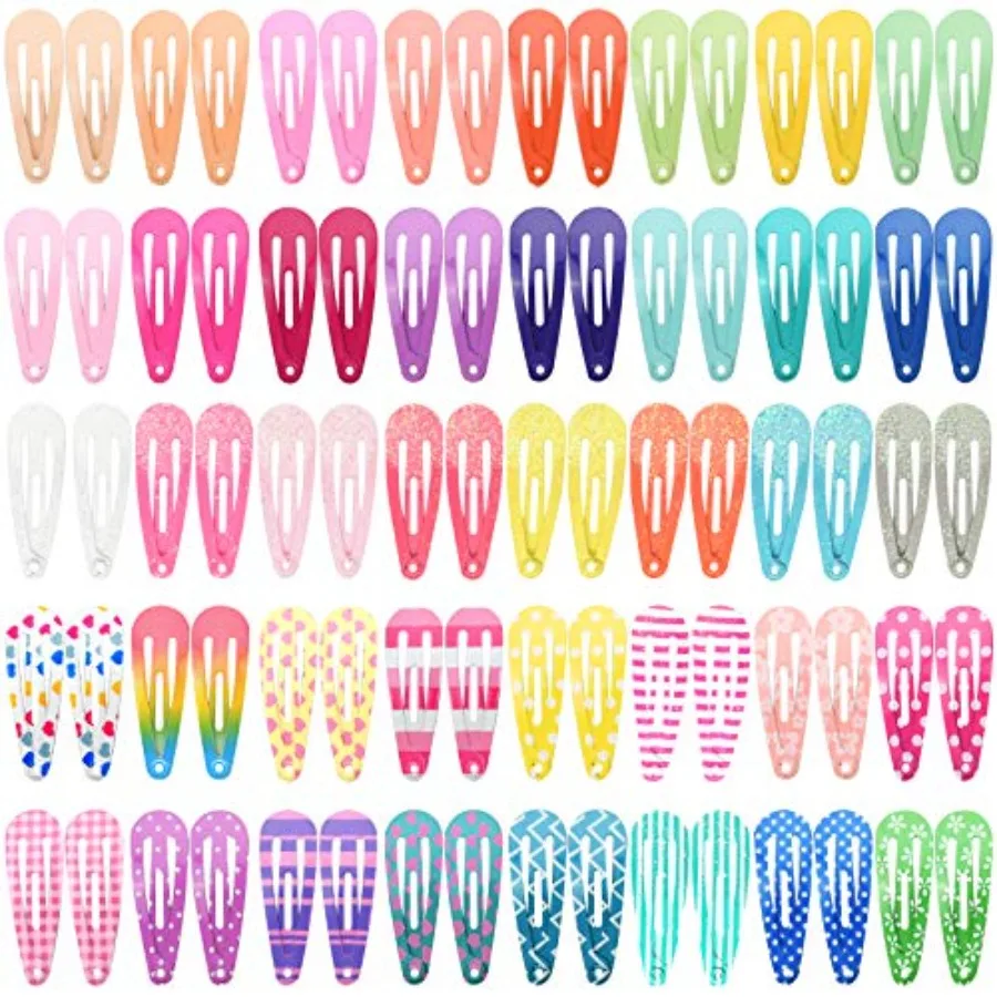 Toddler Hair Clips, 80 Pcs 1.2 Inch, 3cm Cute Mini Snap Hair Clips for Baby Girls,Colorful Small Snap Barrettes Metal Barrette
Toddler Hair Clips, 80 Pcs 1.2 Inch, 3cm Cute Mini Snap Hair Clips for Baby Girls,Colorful Small Snap Barrettes Metal Barrette
